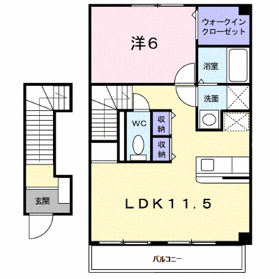 レインボーパート２ 203【管理NO：1-011526701-02030】 ★家具家電は申し込み後に搬入します★ ★2026年09月中旬入居可能★の物件画像