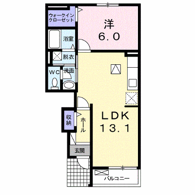 ウィステリアＮ 102【管理NO：1-020248601-01020】 ★家具家電は申し込み後に搬入します★ ★2026年09月上旬入居可能★の物件画像