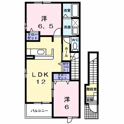 あゆみ壱番館 201【管理NO：1-012920401-02010】 ★家具家電は申し込み後に搬入します★ ★2026年09月下旬入居可能★の物件画像