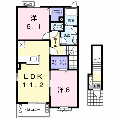 ファヴォーレ 201【管理NO：1-022172701-02010】 ★家具家電は申し込み後に搬入します★の物件画像