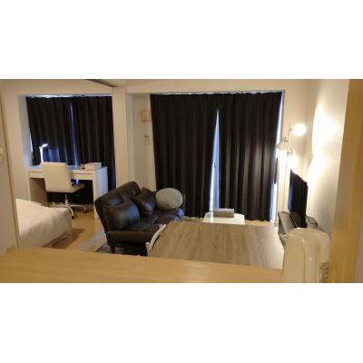 ソフィテル・紺屋町　ジュニアスイート１【ダブルベッド１台】交通アクセス抜群　設備充実　広々１LDK　高速WI－FI完備の洗練されたジュニアスィート　一歩先を行く快適ライフを　の物件画像