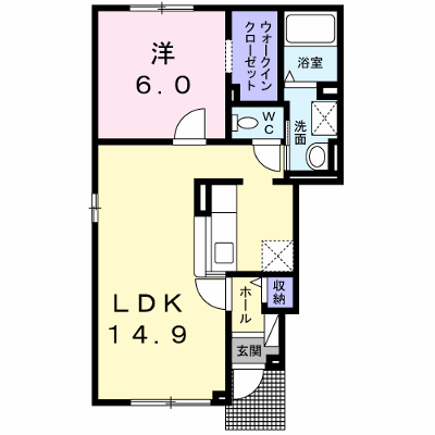 カーサ・クレール 101【管理NO：1-019801301-01010】 ★家具家電は申し込み後に搬入します★ ★2026年10月中旬入居可能★の物件画像