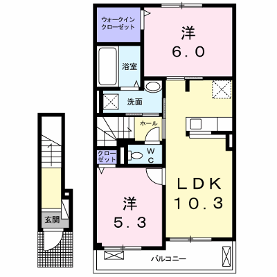 リヴ　フリーリ　Ⅰ 202【管理NO：1-025064901-02020】 ★家具家電は申し込み後に搬入します★ ★2026年09月上旬入居可能★の物件画像