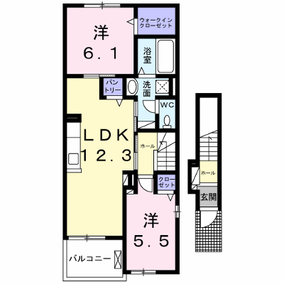 カーサ・ラッフィナート 203【管理NO：1-028812501-02030】 ★家具家電は申し込み後に搬入します★ ★2026年11月上旬入居可能★の物件画像