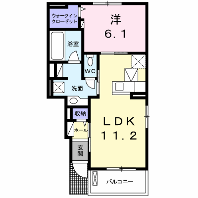 カルムフラン　Ⅱ 103【管理NO：1-020508202-01030】 ★家具家電は申し込み後に搬入します★ ★2026年09月上旬入居可能★の物件画像