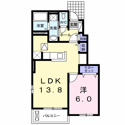 サピーⅠ 102【管理NO：1-018708901-01020】 ★家具家電は申し込み後に搬入します★ ★2026年10月中旬入居可能★の物件画像
