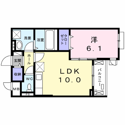 ＥＣＯ　ＧＬＡＮＺ 302【管理NO：1-027080901-03020】 ★家具家電は申し込み後に搬入します★の物件画像