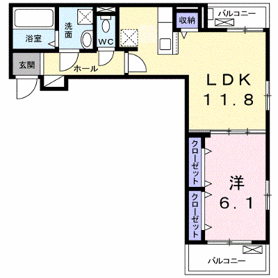 ア・ラ・モード　ＴＮ 202【管理NO：1-026395301-02020】 ★家具家電は申し込み後に搬入します★ ★2026年09月中旬入居可能★の物件画像