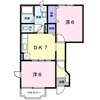 アンシャンテＡ 101【管理NO：1-012545701-01010】 ★家具家電は申し込み後に搬入します★の物件画像