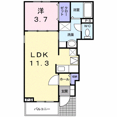 グラン・アビタシオン　Ｂ 101【管理NO：1-017166902-01010】 ★家具家電は申し込み後に搬入します★の物件画像