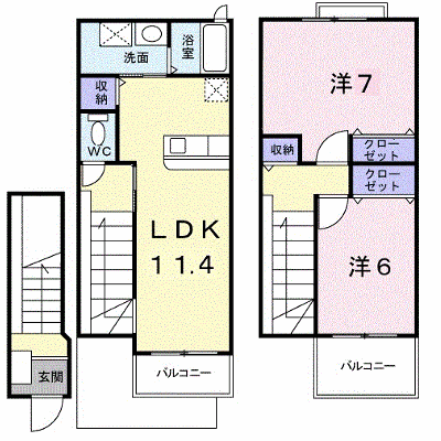 エトランジュ 203【管理NO：1-011194101-02030】 ★家具家電は申し込み後に搬入します★ ★2026年09月下旬入居可能★の物件画像