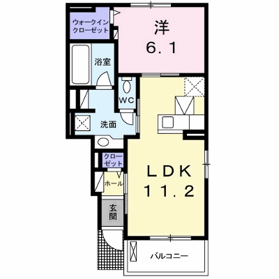 エレガンテ 102【管理NO：1-020407101-01020】 ★家具家電は申し込み後に搬入します★ ★2026年09月上旬入居可能★の物件画像
