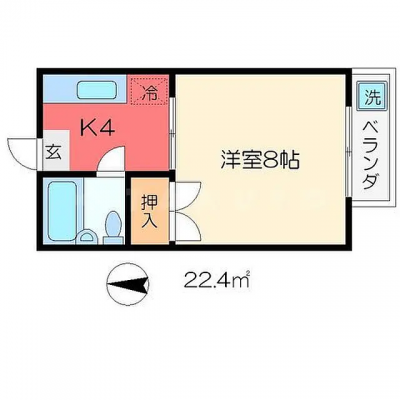 【京都市上京区/神宮丸太町駅徒歩8分/無料Wi-Fi/南向き/2路線利用可/スーパー徒歩圏】丸北マンション プライムの物件画像