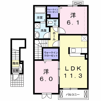 オ・ソレイユ 205【管理NO：1-016809601-02040】 ★家具家電は申し込み後に搬入します★ ★2026年08月下旬入居可能★の物件画像