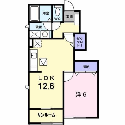 ヴァンベール　Ⅱ 101【管理NO：1-015353302-01010】 ★家具家電は申し込み後に搬入します★ ★2026年09月上旬入居可能★の物件画像