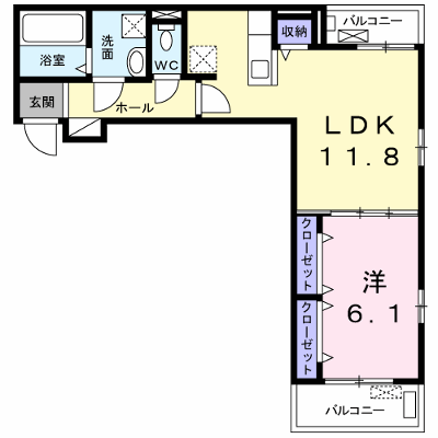 ティータウン　Ⅲ 302【管理NO：1-024856102-03020】 ★家具家電は申し込み後に搬入します★ ★2026年08月下旬入居可能★の物件画像
