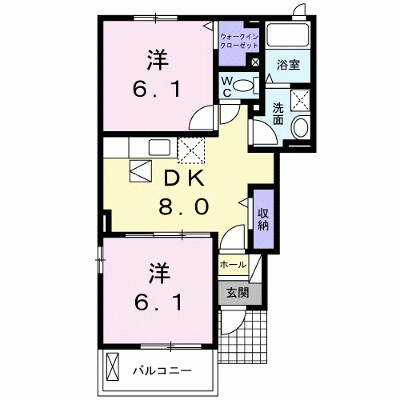 プチッタプチⅡ 101【管理NO：1-020396902-01010】 ★家具家電は申し込み後に搬入します★ ★2026年08月下旬入居可能★の物件画像