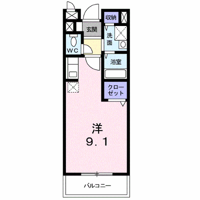 ヴィラージュ　グランドール 305【管理NO：1-012124501-03050】 ★家具家電は申し込み後に搬入します★ ★2026年09月下旬入居可能★の物件画像