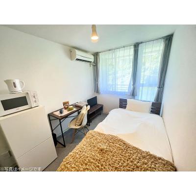 ユニオンマンスリー横浜保土ヶ谷１　404　1R・シングル☆【禁煙ルーム】人気の角部屋！デスク・チェア＆たっぷり収納2ドア冷蔵庫など生活家電のあるお部屋の物件画像