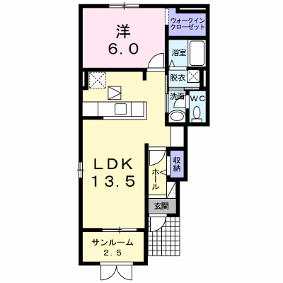 ロサージュセカンドＣ 101【管理NO：1-020517103-01010】 ★家具家電は申し込み後に搬入します★ ★2026年10月上旬入居可能★の物件画像