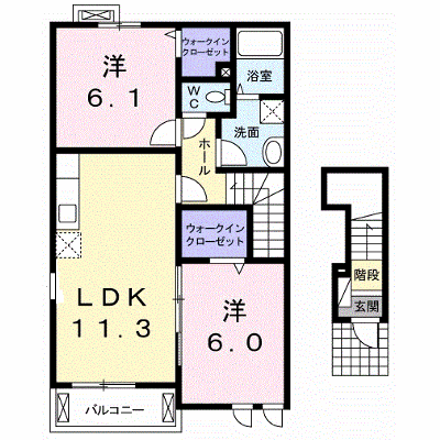 プランドールＣ 201【管理NO：1-015738003-02010】 ★家具家電は申し込み後に搬入します★ ★2026年09月上旬入居可能★の物件画像