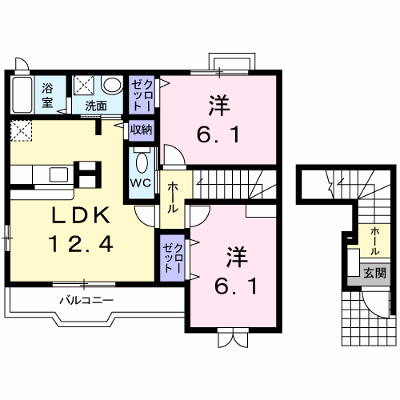 コモド・カーサⅡ 201【管理NO：1-016087501-02010】 ★家具家電は申し込み後に搬入します★ ★2026年10月上旬入居可能★の物件画像