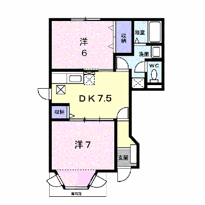 ロイヤルサニーハイツ 101【管理NO：1-010855001-01010】 ★家具家電は申し込み後に搬入します★の物件画像