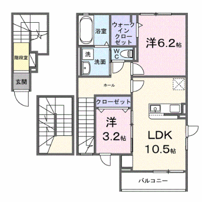 エターナルアルバ 305【管理NO：1-028302501-03050】 ★家具家電は申し込み後に搬入します★ ★2026年12月下旬入居可能★の物件画像