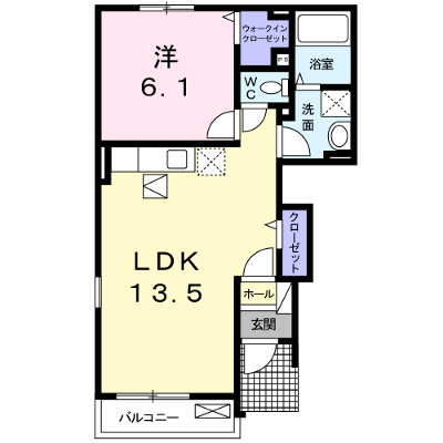 アクエリアス　Ⅰ 101【管理NO：1-016265101-01010】 ★家具家電は申し込み後に搬入します★ ★2026年09月上旬入居可能★の物件画像