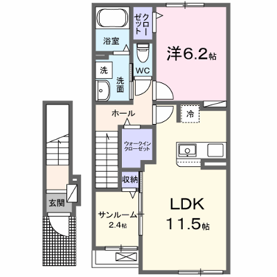 ストーンステージ水野 203【管理NO：1-027845101-02030】 ★家具家電は申し込み後に搬入します★ ★2026年09月中旬入居可能★の物件画像