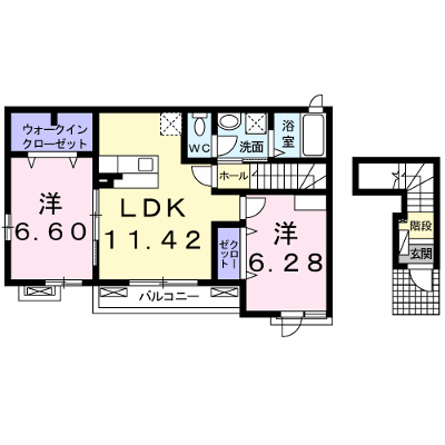 ベルフォ－レ　Ⅰ 201【管理NO：1-019506401-02010】 ★家具家電は申し込み後に搬入します★の物件画像
