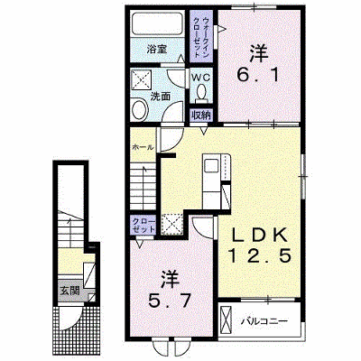 アザレアＴ　Ⅰ 203【管理NO：1-027289901-02030】 ★家具家電は申し込み後に搬入します★ ★2026年09月上旬入居可能★の物件画像