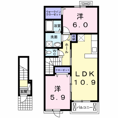 フレシールⅡ 203【管理NO：1-020415801-02030】 ★家具家電は申し込み後に搬入します★ ★2026年10月中旬入居可能★の物件画像