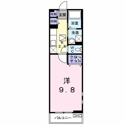 カーサ・プラシード 104【管理NO：1-015157601-01040】 ★家具家電は申し込み後に搬入します★ ★2026年08月下旬入居可能★の物件画像
