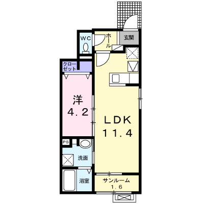 ソーレ　ヴィラッジョ 101【管理NO：1-024310201-01010】 ★家具家電は申し込み後に搬入します★ ★2026年08月下旬入居可能★の物件画像