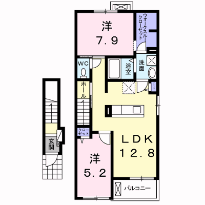 ルミエールⅡ 202【管理NO：1-023487201-02020】 ★家具家電は申し込み後に搬入します★ ★2026年09月中旬入居可能★の物件画像