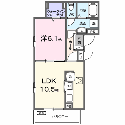 コニリオ　フェリーチェ 101【管理NO：1-028351401-01010】 ★家具家電は申し込み後に搬入します★の物件画像