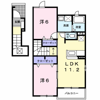 キャッスル大和 201【管理NO：1-015936901-02010】 ★家具家電は申し込み後に搬入します★ ★2026年10月中旬入居可能★の物件画像