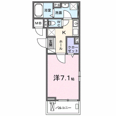 ヴァイオレット 203【管理NO：1-026975301-02030】 ★家具家電は申し込み後に搬入します★ ★2026年08月下旬入居可能★の物件画像