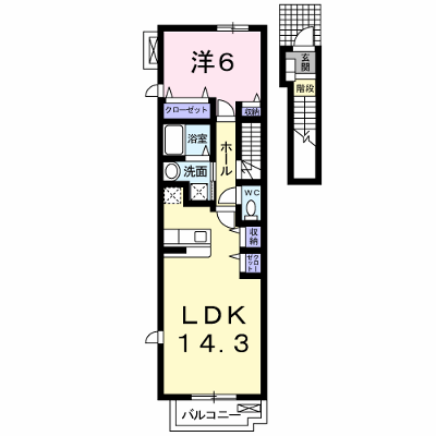 ウエスト・テール　ミュー 205【管理NO：1-016060101-02040】 ★家具家電は申し込み後に搬入します★の物件画像