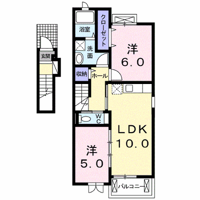 ラ　エスペランサ 201【管理NO：1-017225701-02010】 ★家具家電は申し込み後に搬入します★ ★2026年09月上旬入居可能★の物件画像