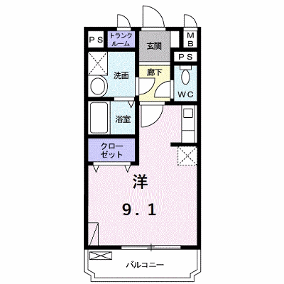 ＫＵＲＡＳＵＫＡ１２ 102【管理NO：1-011876601-01020】 ★家具家電は申し込み後に搬入します★ ★2026年09月下旬入居可能★の物件画像