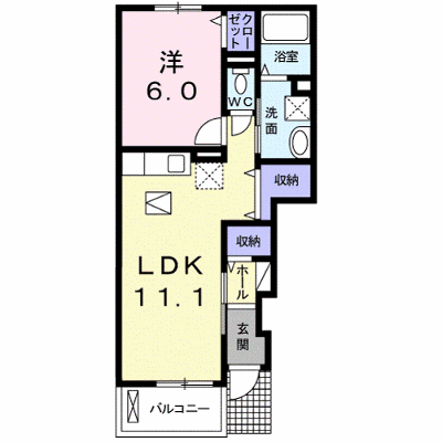 レジデンスフリ－デ 101【管理NO：1-017991101-01010】 ★家具家電は申し込み後に搬入します★ ★2026年08月下旬入居可能★の物件画像