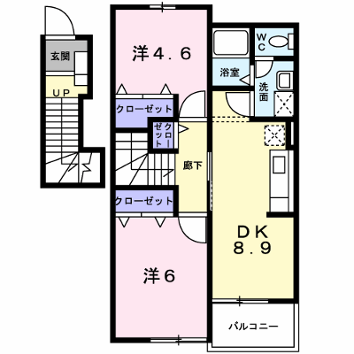 ハピネスホームⅡ 202【管理NO：1-011497502-02020】 ★家具家電は申し込み後に搬入します★ ★2026年09月中旬入居可能★の物件画像