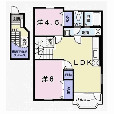 クールブラーシェＢ 201【管理NO：1-010750302-02010】 ★家具家電は申し込み後に搬入します★ ★2026年09月下旬入居可能★の物件画像