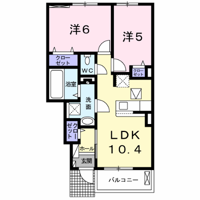 ハレ・コア 106【管理NO：1-025203901-01050】 ★家具家電は申し込み後に搬入します★の物件画像