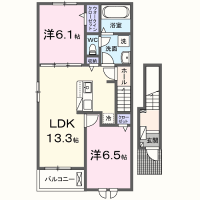 レジデンスＭＯＧⅡ　Ｂ 201【管理NO：1-027652302-02010】 ★家具家電は申し込み後に搬入します★ ★2026年10月中旬入居可能★の物件画像