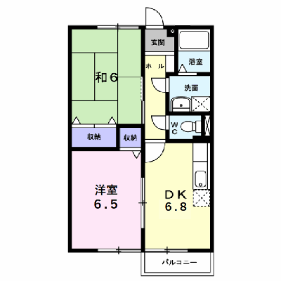 チェリーコート２ 102【管理NO：1-005330801-01020】 ★家具家電は申し込み後に搬入します★ ★2026年10月中旬入居可能★の物件画像
