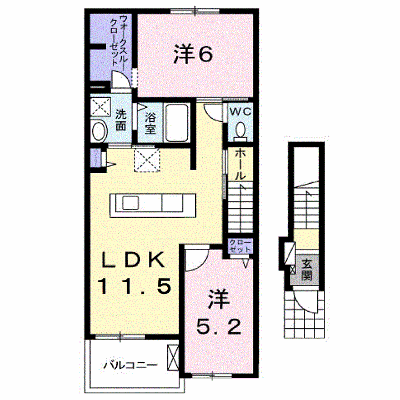 メゾン・サンリット 203【管理NO：1-023605301-02030】 ★家具家電は申し込み後に搬入します★ ★2026年10月中旬入居可能★の物件画像