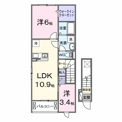 上平良アパート 202【管理NO：1-028644601-02020】 ★家具家電は申し込み後に搬入します★ ★2026年12月下旬入居可能★の物件画像